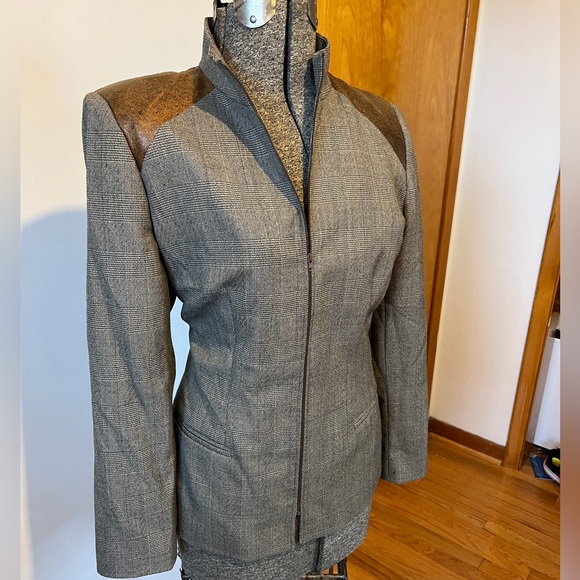 100% wool Harvé Bernard Sport, zip up blazer with matching pants - Picture 9 of 10